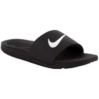 Nike Kawa Badeslipper Kinder Black/White 33,5