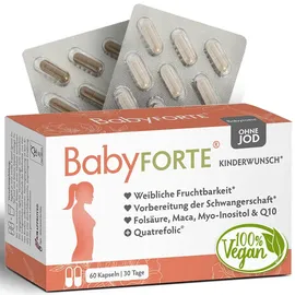 BabyFORTE Kinderwunsch Vitamine Kapseln 60 St.
