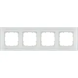 Siemens Rahmen 4fach Glas weiss 5TG1204-1