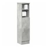 vidaXL Badezimmerschrank mit Rollenhalter 20,5 x 90 x 22 cm Betongrau