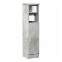 vidaXL Badezimmerschrank mit Rollenhalter 20,5 x 90 x 22 cm Betongrau