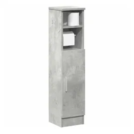 vidaXL Badezimmerschrank mit Rollenhalter 20,5 x 90 x 22 cm Betongrau