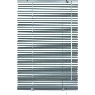 GARDINIA Aluminium-Jalousie 25 mm 50 x 130 cm silber