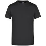 James & Nicholson Unisex Schweres T-Shirt Round-T Heavy JN002 black