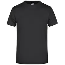 James & Nicholson Unisex Schweres T-Shirt Round-T Heavy JN002 black