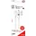 2Go USB Kabel 1 m USB B USB C/Micro-USB B/Lightning Weiß