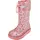 Playshoes Regenstiefel Leo-Print rosa 33