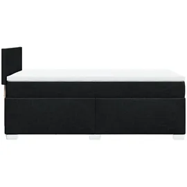 vidaXL Boxspringbett 100 x 200 cm Schwarz