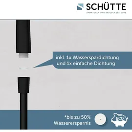 Schütte Handbrause CAPRI Schwarz matt