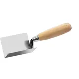 TECTOOL Maurerkelle INNENECKENKELLE 90°, ROSTFREI, HOLZ, 80X60MM (Packung, 1-St., 1 Kelle) 90° Winkel, rostfrei silberfarben