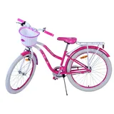 Volare Kinderfahrrad für Mädchen - 24 Zoll in Rosa WEISS|WEISS|rosa ONE SIZE