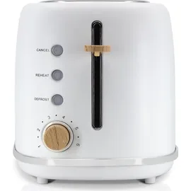 Briebe TA1166WHT 6 Toast Stufen Weiß