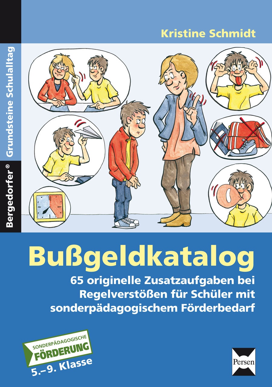 Bergedorfer Grundsteine Schulalltag - Sopäd / Bußgeldkatalog  Sonderpädagogische Förderung - Kristine Schmidt  Geheftet