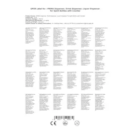 ich-zapfe PRIMA Dosiergerät für Spirituosenflaschen hängend mit Zählwerk, Quantity on tap:50 ml