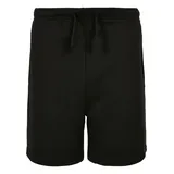 URBAN CLASSICS Boys Basic Sweatshorts in Schwarz, Größe 122/128