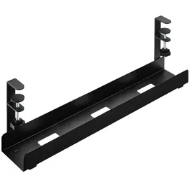 Icy Box IB-EWA101B-CM, Kabelmanagementlösung für Schreibtisch, ohne Bohren
