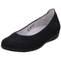 WALDLÄUFER Damen Slipper bequem in schwarz | Gr.: 39