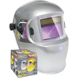 Schweißschutzhelm GYS LCD Promax 9/13 G Farbe: silber