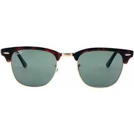 Ray-Ban Clubmaster Classic RB3016 W0366 49-21 gloss tortoise/green