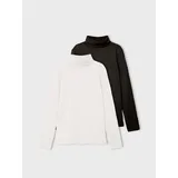 NAME IT 2er-Pack Rollkragenpullover in White Alyssum | Gr.: 146/152