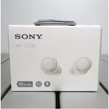 Sony Kabellos Ohrhörer WF-C500 mit Mikrofon Bluetooth Weiß