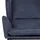 Mendler Lounge-Sessel HWC-L62 Stoff/Textil 73 x 96 x 73 cm Blau mit Rollen