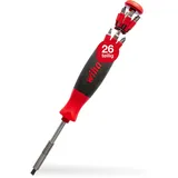 Wiha LiftUp 26one® Schraubendreher 13-tlg. PH0 schwarz/rot