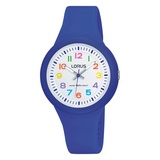 Lorus Kids Mädchen-Uhr Edelstahl und Kunststoff mit Silikonband RRX45EX9