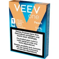 VEEV ONE Pod Peach – 18 mg nicotine – 1000 puffs - 1  single unit