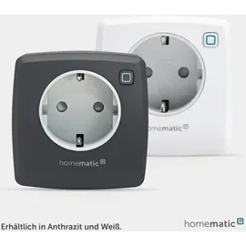 Homematic IP Smart-Home-Steckdose Anthrazit