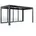 sunelements SunCover Deluxe Wände ESG 5mm satiniert Dach 6mm Acrylglas B 443 T 233 H 229 cm Gr 4 2