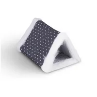 BestLivings Katzentunnel Dunkelgrau 2 in 1 - Katzenhöhle/Katzenliege - ÖKO-Tex - Höhle verwandelbar in Katzenbett - Formstabiles Katzensofa Katzenhaus