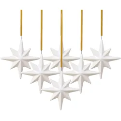 like. by Villeroy & Boch Weihnachtsfigur »Ornamente Stern Winter Glow 6er Set beige« like. by Villeroy & Boch beige