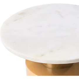 Beliani Beistelltisch Ariaga Metall Gold