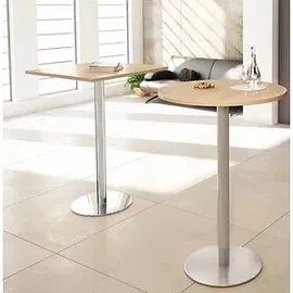 Hammerbacher Stehtisch ahorn 80,0 x 80,0 x 111,6 cm