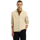 Selected Strickjacke SLHTELLER FN RELAXED ZIP CARDIGAN Relaxed Fit 16099572 Beige XL