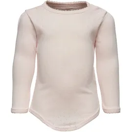 hummel Ella langarm Baby-Strampler mauve chalk 86