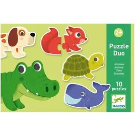 Djeco Puzzle Duo - Tiere