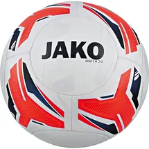 Jako Spielball Match 2.0, weiß/flame/navy, 5
