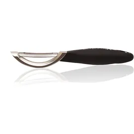 Microplane Profi Schäler Sparschäler L 18,5 cm Schwarz Edelstahl