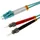 helos LWL Patchkabel LC/ST Duplex 50/125μm OM3 aqua 2,0m