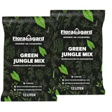Floragard Green Jungle Mix mineralische Pflanzerde torffrei 2 x 12 L