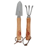 Esschert Design Mini-Tools Schippe und Harke, ca. 3,4 cm x 2,3 cm x 19 cm