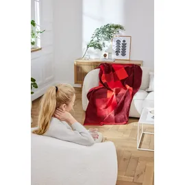 IBENA Ravello Kuscheldecke 150 x 200 cm Rot