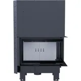 ThermoFlux Kamineinsatz TFD7-HER | Eckschiebetür rechts | 7 kW