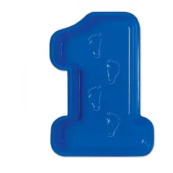 1. Geburtstag Plastik Schale blau