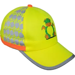 Korntex Cap für Kinder Funtastic Wildlife - signal yellow - One Size