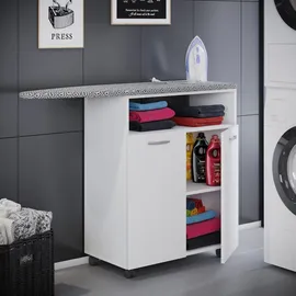 VCM Holz Bügelbrett Kommode Sideboard Bigilo