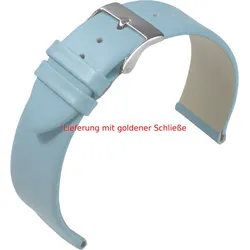 Eulit Kalb- / Rindleder glatt Nappa Fashion 14mm" E50340114531" - hellblau