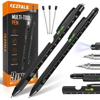 KEZKALS Geschenke für Männer, 2pack-9 IN 1 Kugelschreiber, Adventskalender Füllung Geburtstagsgeschenk Gadgets Lustige Kleine Geschenke Weihnachtsgeschenke für Männer